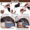 Hohean Hair Building Fiber Spray with Hairline Optimizer, Hair Fibers Spray for Hair-building, Portable Fiber Powder with Nozzle, Hairline Building Powder Accessory(Black) view 4