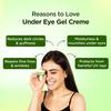 Organic EyeLift Hydrating Natural Under Eye Cream Gel for Dark Circles, Puffy Eyes, Wrinkles & Removal of Fine Lines for Women & Men, 20 gm view 3