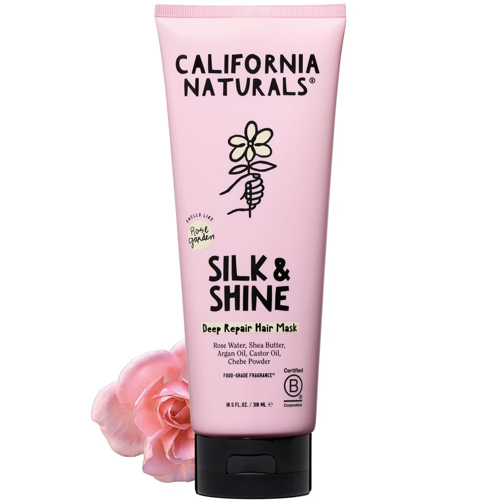 California Naturals Deep Repair Hair Mask, Deep Conditioner for Dry, Damaged Hair, Nautral, Vegan, Paraben and Sulfate Free, Hydrating and Conditioning, For Curly, Frizzy, All Hair Types, 10.5 fl oz