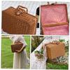 2 Pcs Suitcase Cosmetic Organizer Woven Makeup Organizer Woven Cosmetics Case Portable Cosmetics Case/682 view 3