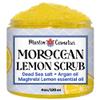 Moroccan Lemon Dead Sea Salt Scrub | Face & Body | Non clogging | Argan oil | Natural exfoliator || Made in Canada - Muslim Cosmetics - Moroccan Lemon Scrub (4oz (120ml)) view 1