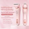 ROFALI 2 in 1 Electric Shaver Razors for Women, Shaver, Electric Shaver,Women Electric Shaver, Digital Display, Razor,Wet & Dry Use, for Armpit/Legs/Arms(Pink) view 2
