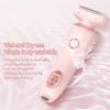 ROFALI 2 in 1 Electric Shaver Razors for Women, Shaver, Electric Shaver,Women Electric Shaver, Digital Display, Razor,Wet & Dry Use, for Armpit/Legs/Arms(Pink) view 3