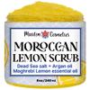 Moroccan Lemon Dead Sea Salt Scrub | Face & Body | Non clogging | Argan oil | Natural exfoliator || Made in Canada - Muslim Cosmetics - Moroccan Lemon Scrub (8oz (240ml)) view 1