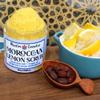 Moroccan Lemon Dead Sea Salt Scrub | Face & Body | Non clogging | Argan oil | Natural exfoliator || Made in Canada - Muslim Cosmetics - Moroccan Lemon Scrub (8oz (240ml)) view 2