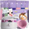 BLITZWAX Brazilian and Bikini Waxing Kit for Women, Hard Wax Warmer for Face, Legs, and Body, At Home Hair Removal Kit, Beginner Friendly, Quick Heating, Frost Reverb Digital Wax Pot view 1