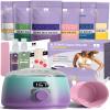 BLITZWAX Brazilian and Bikini Waxing Kit for Women, Hard Wax Warmer for Face, Legs, and Body, At Home Hair Removal Kit, Beginner Friendly, Quick Heating, 32pcs Wax Spatulas view 1