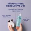 10oz Conductive Gel For Microcurrent Devices - Collagen Peptides & Hyaluronic Acid Boost Skin Radiance - Locks in Moisture for 24 Hours view 2