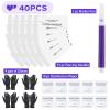 40pcs Piercing Needles Kit - Usiriy Piercing Kit 20G 18G 16G 14G 12G Mixed Ear Piercing Needles Nose Piercing for Septum Belly Button Tongue Nipple Eyebrow Lip Piercing view 3