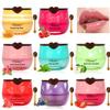 8 PCS Bee Lip Balm Honey Pot - Strawberry, Watermelon, Apple Lime, Cherry, Mint, Grapes & Peach Flavors Honey Lip Balm Bulk - Sleeping Mask Overnight for Hydrating & Preventing Dry, Cracked Lips view 1