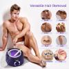 BLITZWAX Single Waxing Pot, Hard Wax Warmer for Face, Legs, Bikini, Brazilian and Body, for 16 oz, At Home Hair Removal Kit, for Men, Beginner Friendly, Quick Heating, Precise Temperature Control view 4