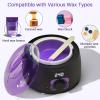 BLITZWAX Brazilian and Bikini Wax Pot for Women, Hard Waxing Warmer for Face, Legs and Body, At Home Hair Removal Machine, Beginner Friendly, Digital Fast Heating, 16oz Capacity view 3