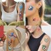 10 Sheets Soccer Temporary Tattoos for Adult, Soccer Sport Birthday Party Favors, Cute Cartoon Decoration Sticker Gifts for Home Activity Class Prizes Carnival Christmas Rewards view 3