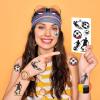 10 Sheets Soccer Temporary Tattoos for Adult, Soccer Sport Birthday Party Favors, Cute Cartoon Decoration Sticker Gifts for Home Activity Class Prizes Carnival Christmas Rewards view 4