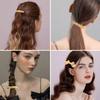 4PCS Metal Hair Barrettes - Gold Bow Barrette Clips for Thick, Long, Fine Hair view 4