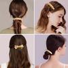 4PCS Metal Hair Barrettes - Gold Bow Barrette Clips for Thick & Fine Hair view 4