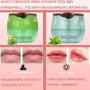 TIRDET 4 PCS Bee Lip Balm Honey Pot, Coconut Aloe Vera Peach Mint Sleeping Lip Mask Overnight with Sticks, Exfoliating Prevention Dry and Crack Lip Scrubs view 2