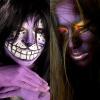 LOKFAR Purple Face Body Paint Stick, Eye Black Stick for Sports, Waterproof Full-Coverage Purple Face Makeup for Halloween Ursula Witch Cheshire Cat Cosplay Makeup view 4