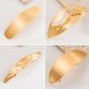 4PCS Metal Hair Barrettes for Thick, Long, Thin, and Fine Hair - Gold Bow Clips, Bar and Flat French Clips for Women (Gold, F) view 3
