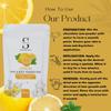Face and Body Herbal Organic Wax Powder for Hair Removal 100g | 10 Minutes Painless Face and Body Hair Removal Powder for Women and Men | Wax Powder Chemical-Free (LEMON) view 3