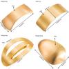 4PCS Metal Hair Barrettes - Gold Bow Barrette Clips for Thick & Fine Hair view 2