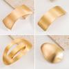 4PCS Metal Hair Barrettes - Gold Bow Barrette Clips for Thick & Fine Hair view 3