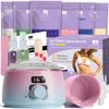 BLITZWAX Brazilian and Bikini Waxing Kit for Women, Hard Wax Warmer for Face, Legs and Body, At Home Hair Removal Kit, Beginner Friendly, Quick Heating, Pink and Blue Gradient Color view 1