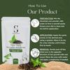 Face and Body Herbal Organic Wax Powder for Hair Removal 100g | 10 Minutes Painless Face and Body Hair Removal Powder for Women and Men | Wax Powder Chemical-Free (TEA TREE) view 3