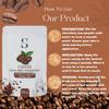 Face and Body Herbal Organic Wax Powder for Hair Removal 100g | 10 Minutes Painless Face and Body Hair Removal Powder for Women and Men | Wax Powder Chemical-Free (COFFEE) view 3
