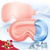 3D Cooling Gel Eye Mask - Reusable Cold Sleep Mask, Eyes Ice Pack with Hot & Cold Compress Therapy for Puffiness, Dark Circles, Dry Eyes, Headaches and Stress Relief (Pink,1 Pack) view 1