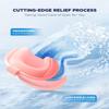 3D Cooling Gel Eye Mask - Reusable Cold Sleep Mask, Eyes Ice Pack with Hot & Cold Compress Therapy for Puffiness, Dark Circles, Dry Eyes, Headaches and Stress Relief (Pink,1 Pack) view 4