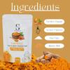 Face and Body Herbal Organic Wax Powder for Hair Removal 100g | 10 Minutes Painless Face and Body Hair Removal Powder for Women and Men | Wax Powder Chemical-Free (TURMERIC) view 4