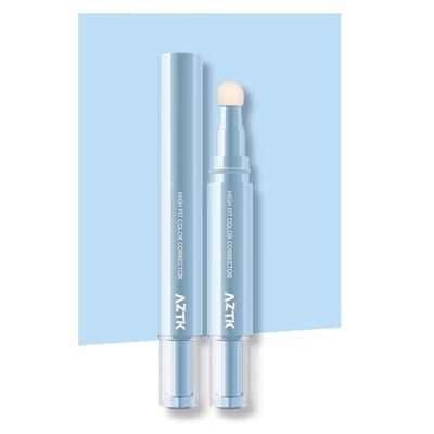 1PC AZTK Concealer Color Corretor Liquid Concealer With Sponge Head, Stay Long Lasting Moisturizing Liquid AZTK Makeup Facial Highlighter, Create Flawless Makeup (02#, 4.6g)