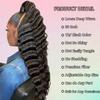 VIPPRETTY 13X6 HD Lace Front Wig,30Inch Glueless Loose Deep Wave Wig Natural Black.Synthetic Lace Front Wigs Pre-Plucked,Vogue Highlight Technology-Premium Fiber &Heat Resistant Human Hair Touch view 2