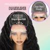 VIPPRETTY 13X6 HD Lace Front Wig,30Inch Glueless Loose Deep Wave Wig Natural Black.Synthetic Lace Front Wigs Pre-Plucked,Vogue Highlight Technology-Premium Fiber &Heat Resistant Human Hair Touch view 3