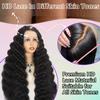 VIPPRETTY 13X6 HD Lace Front Wig,30Inch Glueless Loose Deep Wave Wig Natural Black.Synthetic Lace Front Wigs Pre-Plucked,Vogue Highlight Technology-Premium Fiber &Heat Resistant Human Hair Touch view 4