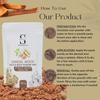 Face and Body Herbal Organic Wax Powder for Hair Removal 100g | 10 Minutes Painless Face and Body Hair Removal Powder for Women and Men | Wax Powder Chemical-Free (SANDAL WOOD) view 3
