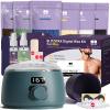 BLITZWAX Back and Nose Waxing Kit for Men, Hard Wax Warmer for Brazilian, Body and Face, At Home Hair Removal Kit, Beginner Friendly, Quick Heating, 93 Accessories, Blue Spruce view 1