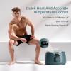 BLITZWAX Back and Nose Waxing Kit for Men, Hard Wax Warmer for Brazilian, Body and Face, At Home Hair Removal Kit, Beginner Friendly, Quick Heating, 93 Accessories, Blue Spruce view 2