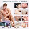 BLITZWAX Back and Nose Waxing Kit for Men, Hard Wax Warmer for Brazilian, Body and Face, At Home Hair Removal Kit, Beginner Friendly, Quick Heating, 93 Accessories, Blue Spruce view 4