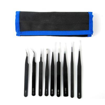 Black Tweezers For Facial Hair Women Men For Precise Grooming Of Eyebrows Professional Stainless Steel Eyebrow Tweezers