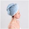 KITCISSL Quick Dry Towel Hair Wrap Towels for Long Short Straight Curly Hair, Hair Towel Dry Hair Cap for Girl and Women, Hair Drying Towel Female Quick-Drying Hair Towel Bath Cap(Blue) view 1