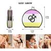 Gay Pride Flag Compact Folding Mirror Magnifying Mini Portable Travel Makeup Mirror Hinged Lock Mirror for Handbag Purses view 2