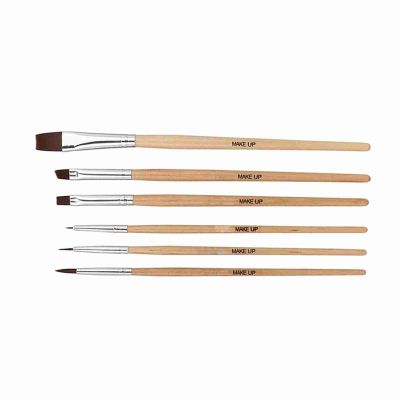 6pcs Art Oil Paint Brushes Halloween Face Makeup Brush Watercolor Paint Brush