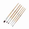 6pcs Art Oil Paint Brushes Halloween Face Makeup Brush Watercolor Paint Brush view 2