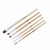 6pcs Art Oil Paint Brushes Halloween Face Makeup Brush Watercolor Paint Brush view 4