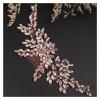 TRUSTTWO Bridal Vintage Silver Full Rhinestones Big Hair Comb Bridal Shinny Pearls And Crystals Comb Headpiece Bridal Hair Accessories The New(Champagne gold) view 4