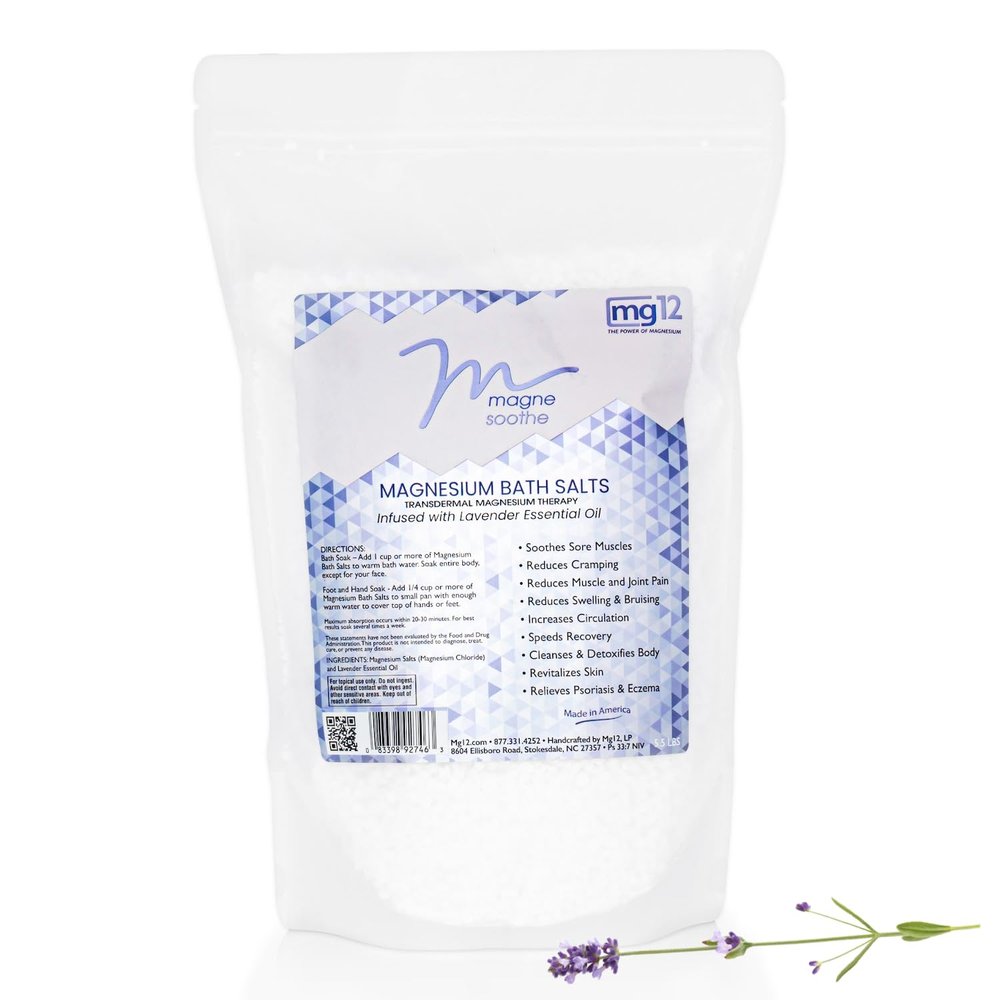 5.5lb MagneSoothe Lavender Magnesium Bath Salt