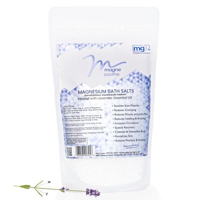 2.2lb MagneSoothe Lavender Magnesium Bath Salt