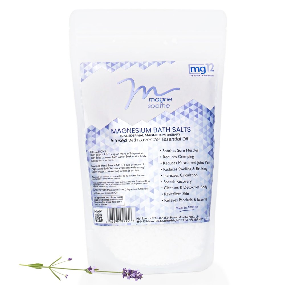 2.2lb MagneSoothe Lavender Magnesium Bath Salt